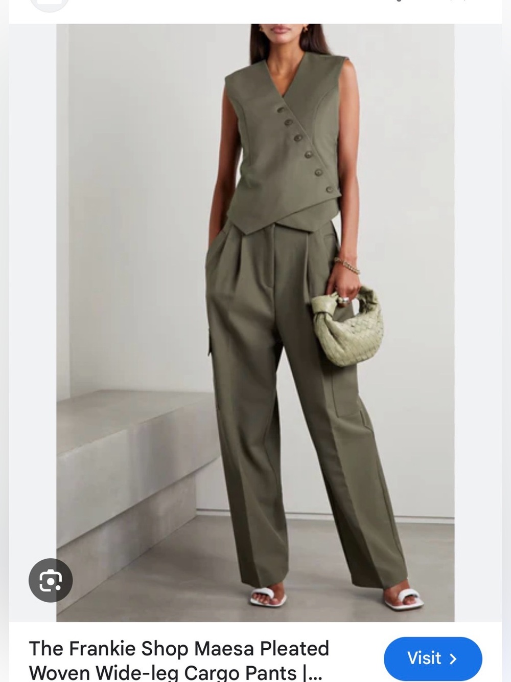 Frankie shop Maesa Cargo Pants Olive XS 
it a beautiful pants.